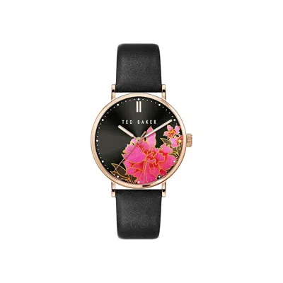 Ted Baker Tb Fashion Phylipa Fashion Watch In Black