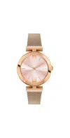 Ted Baker Tb Iconic Darbey Ladies Watch In Gold