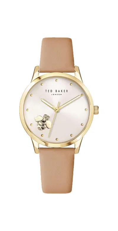 Ted Baker Tb Iconic Fitzrovia Iconic Watch In Gold