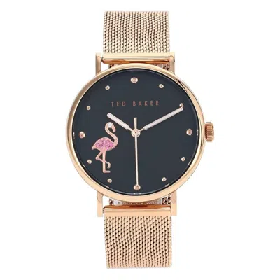 Ted Baker Tb Iconic Phylipa Iconic Ladies Watch In Black