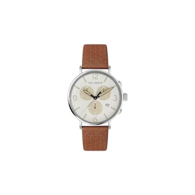 Ted Baker Tb Timeless Barnett Backlight Mens Watch In Brown