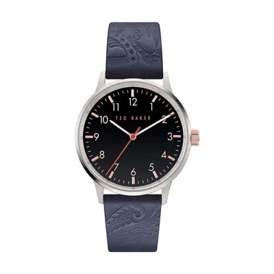 Ted Baker Tb Timeless Cosmop Watch In Blue