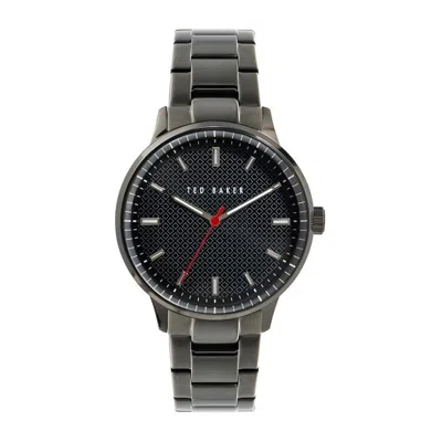 Ted Baker Tb Timeless Cosmop Watch In Black