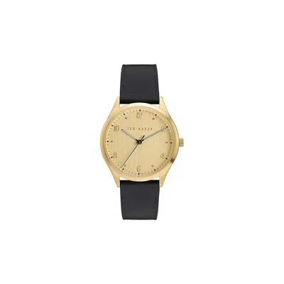 Ted Baker Tb Timeless Manhatt Watch In Black