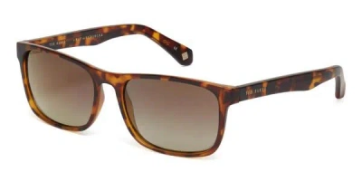 Ted Baker Tb1493 Lowe 173 Women's Sunglasses Tortoiseshell Size 57 In Brown