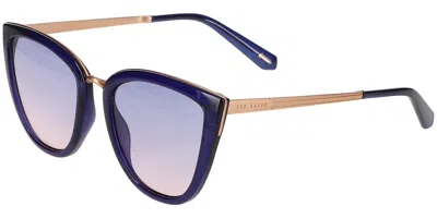 Ted Baker Tb1642 677 Women's Sunglasses Blue Size 52