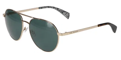 Ted Baker Tb1682 402 Men's Sunglasses Gold Size 57