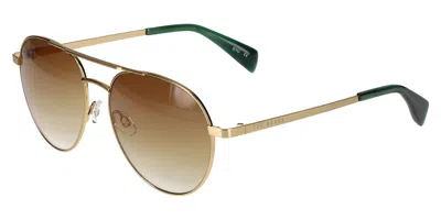 Ted Baker Tb1682 407 Men's Sunglasses Gold Size 57