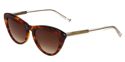 Ted Baker Tb1690 100 Women's Sunglasses Tortoiseshell Size 53 In Brown