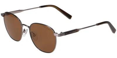 Ted Baker Tb1714 910 Men's Sunglasses Silver Size 51