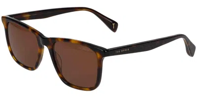 Ted Baker Tb1724 104 Men's Sunglasses Tortoiseshell Size 53 In Brown