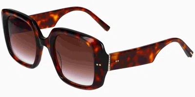 Ted Baker Tb1730 100 Women's Sunglasses Tortoiseshell Size 53 In Brown