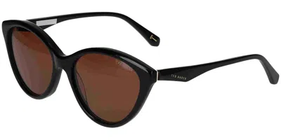 Ted Baker Tb1735 001 Women's Sunglasses Black Size 56