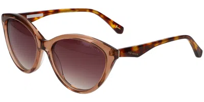 Ted Baker Tb1735 100 Women's Sunglasses Brown Size 56