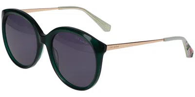 Ted Baker Tb1741 551 Women's Sunglasses Green Size 55