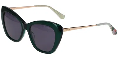 Ted Baker Tb1742 551 Women's Sunglasses Green Size 53