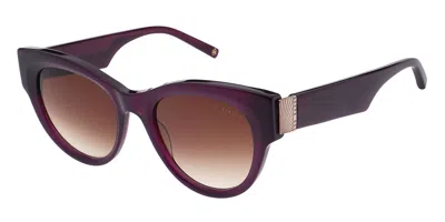 Ted Baker Tb1766 Farah 739 Women's Sunglasses Purple Size 52