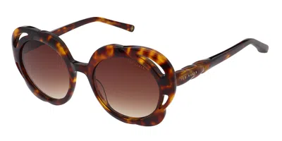 Ted Baker Tb1772 Aurora 100 Women's Sunglasses Tortoiseshell Size 53 In Brown