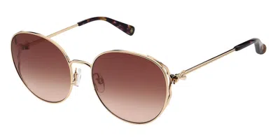 Ted Baker Tb1775 Lake 400 Women's Sunglasses Gold Size 58 In Multi