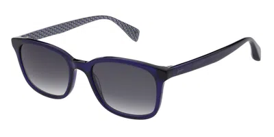 Ted Baker Tb1777 Hudson 645 Men's Sunglasses Blue Size 54