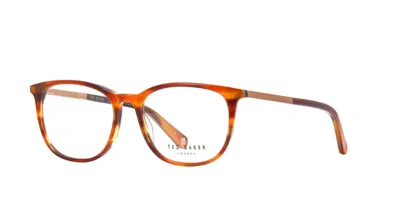 Ted Baker Tb8219 Archer Men's Glasses, Tortoiseshell, Size 52 In Brown