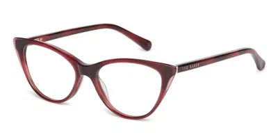 Ted Baker Tb9194 Noella 249 Men's Glasses Burgundy Size 49 - Free Lenses - Blue Light Block Available In Neutral