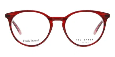 Ted Baker Tb9196 Fable Men's Glasses, Burgundy, Size 50
