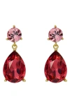 Ted Baker Teaire Crystal Drop Earrings In Red
