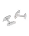 Ted Baker Tedly Branded Cufflinks In Silver