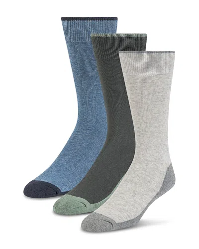 Ted Baker Terry Crew Socks, Pack Of 3 In Black