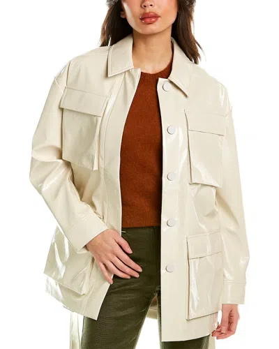 TED BAKER TED BAKER TEXTURED VINYL FIELD JACKET