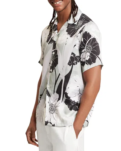 Ted Baker Thorgan Bold Floral Shirt In White