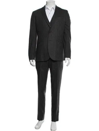 Pre-owned Ted Baker Three-piece Suit Vest In Gray