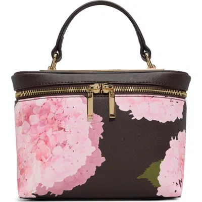 Ted Baker Tia Faux Leather Top Handle Bag In Brown