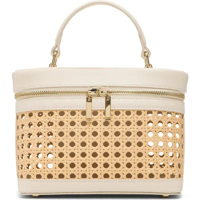 Ted Baker Tia Woven Satchel In Brown