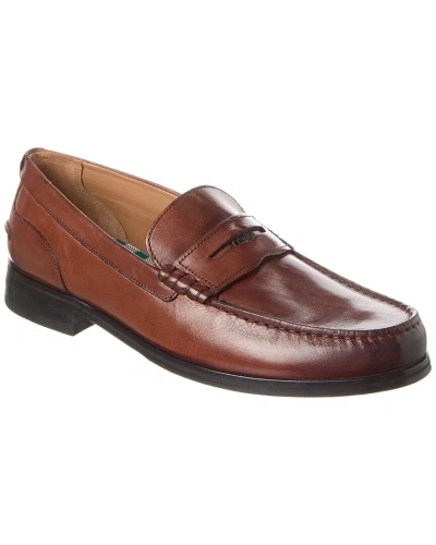 Ted Baker Tirymew Waxy Leather Penny Loafer In Brown