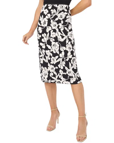 Ted Baker Toni Rose Jacquard Midi Skirt In Black