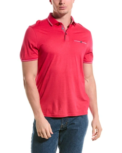Ted Baker Tortila Polo Shirt In Red