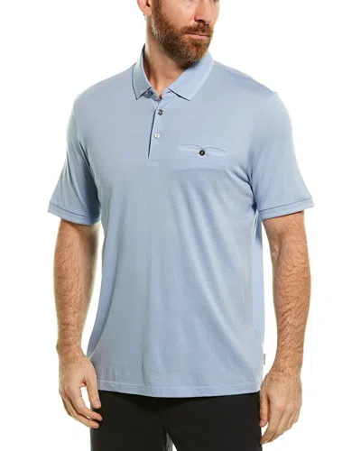 Ted Baker Tortila Polo Shirt In Blue