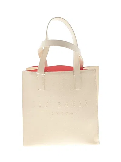 Pre-owned Ted Baker Tote Bag In Ivory
