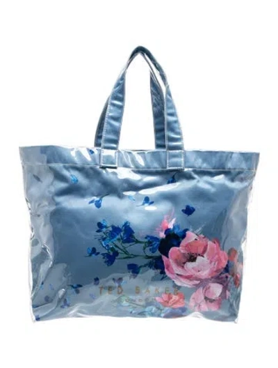 Pre-owned Ted Baker Tote In Blue