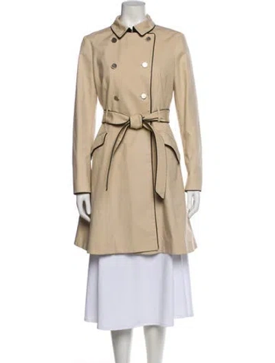 Pre-owned Ted Baker Trench Coat In Neutral