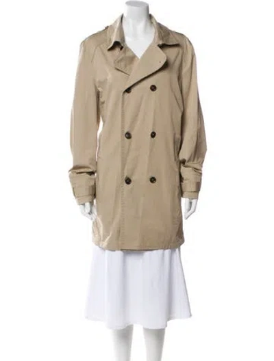 Pre-owned Ted Baker Trench Coat In Neutral