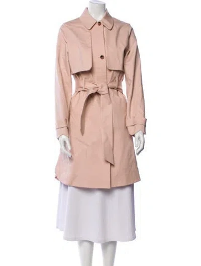Pre-owned Ted Baker Trench Coat In Neutral