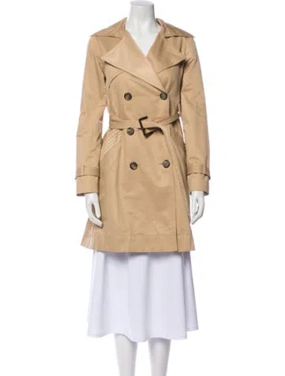 Pre-owned Ted Baker Trench Coat In Neutral