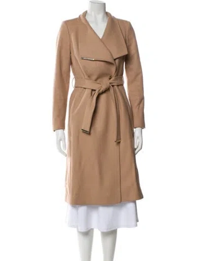 Pre-owned Ted Baker Trench Coat In Neutral