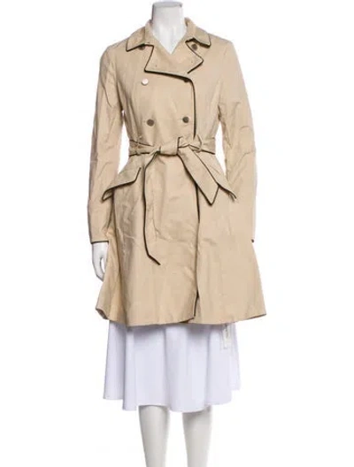 Pre-owned Ted Baker Trench Coat In Neutral