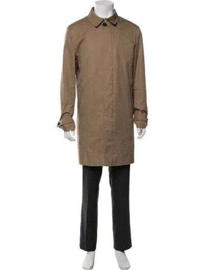Pre-owned Ted Baker Trench Coat In Neutral