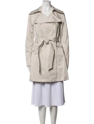 Pre-owned Ted Baker Trench Coat In Neutrals