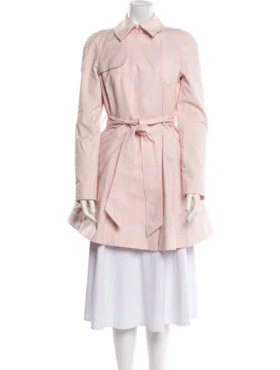 Pre-owned Ted Baker Trench Coat In Pink